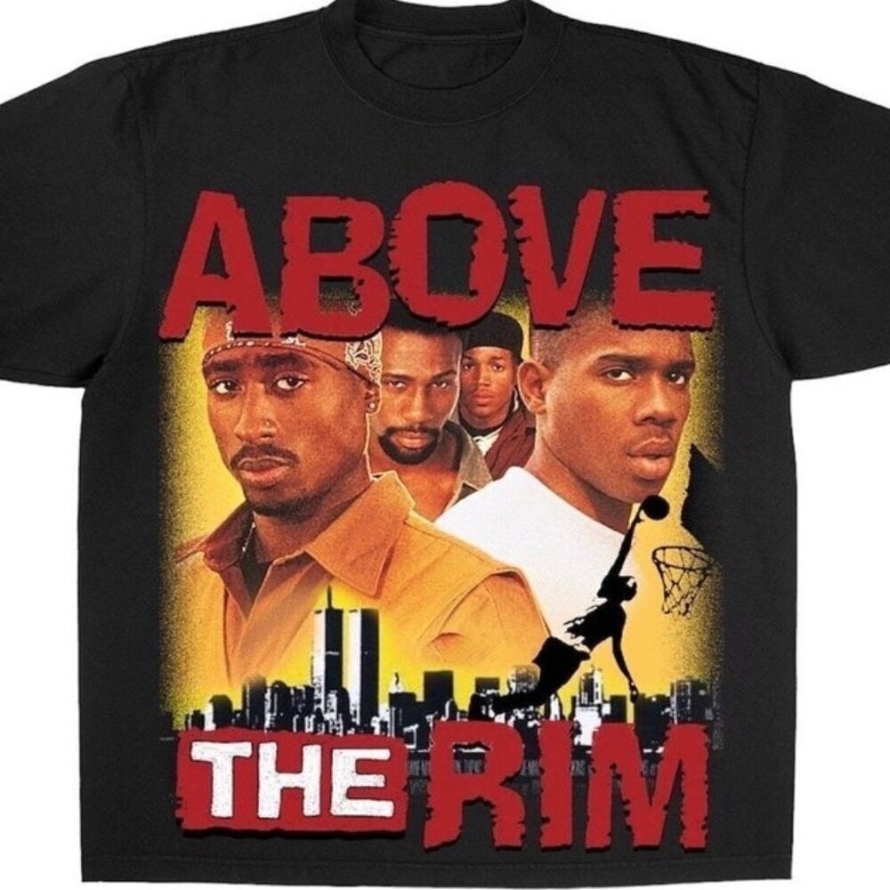 Above The Rim Classic Basketball Street Culture Fan T-Shirt